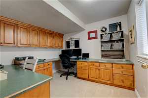 Built in custom cabinetry for office