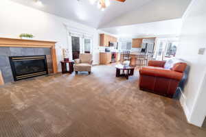 Main Level Family Room  w/ Access to Covered Deck