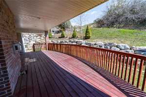Covered Deck in Backyard