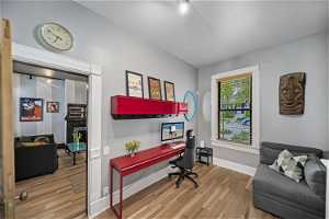 Bedroom 3 / Office, Fiber Internet, Wood Blinds, Wood Floors, Custom Trim