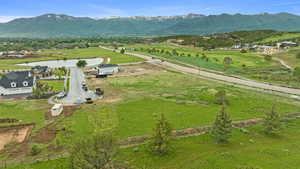 Aerial view east of neighborhood from Lot 3