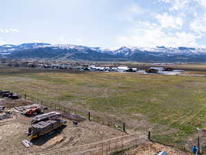 View of mountain feature with a rural view