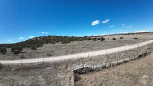 View of yard featuring a rural view