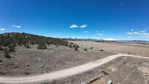 Exterior space with a rural view and a mountain view