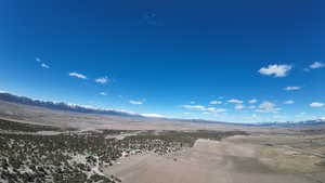 Exterior space featuring a mountain view