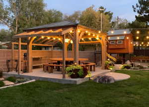 Spacious Pergola, Huge Playhouse