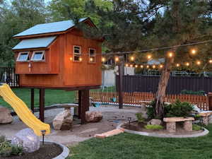 Huge Playhouse with Slide