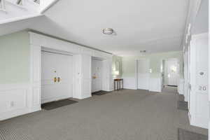 Inside Foyer with new paint and carpet