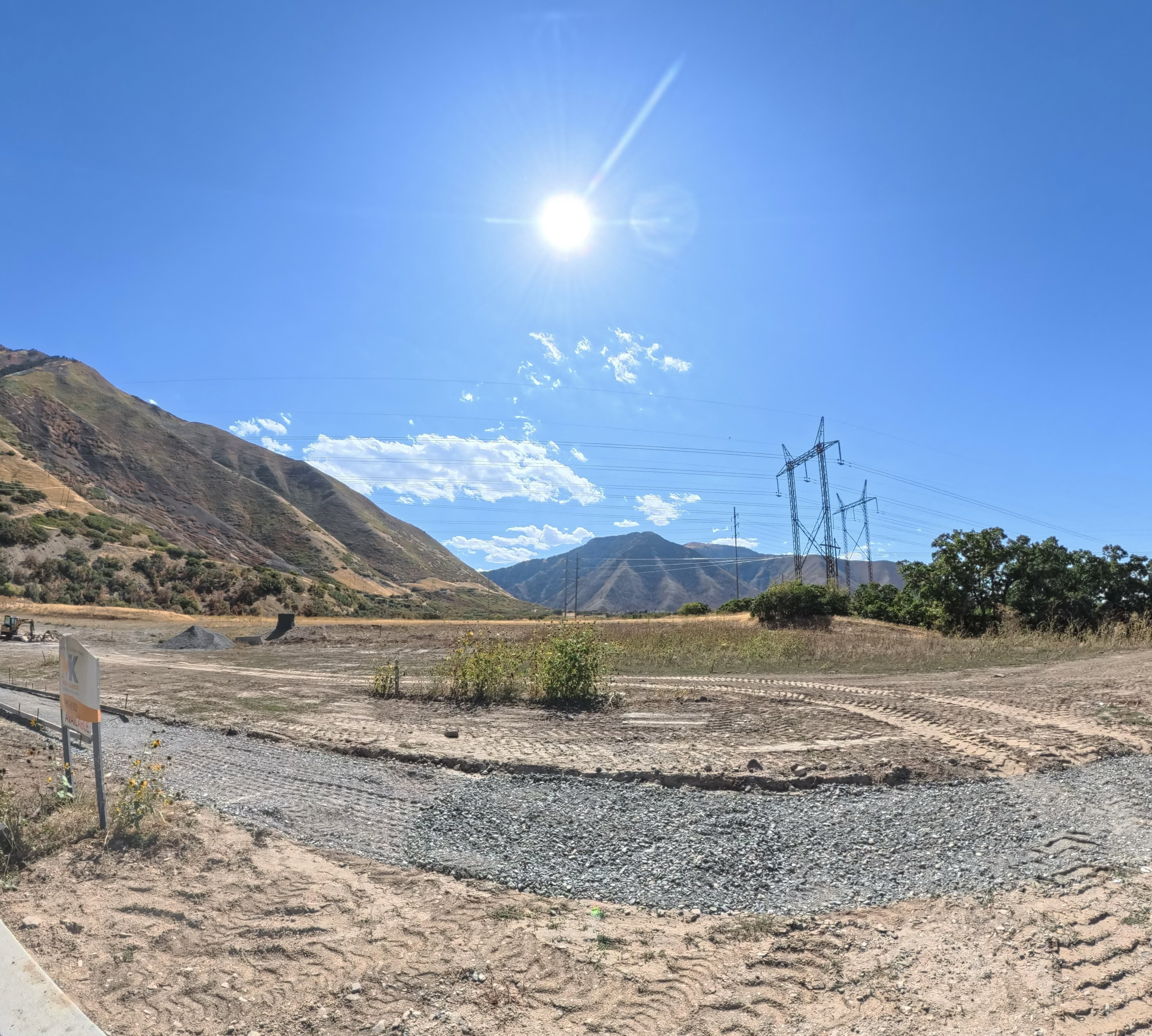 View of mountain backdrop