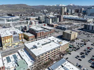 View of city with a mountain view