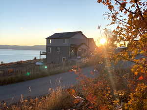 View of property view of water