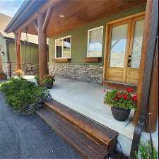 Front Porch with Ski Lift Swing