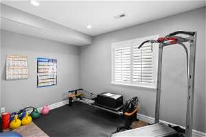 Bedroom 1 - Currently an Exercise Room