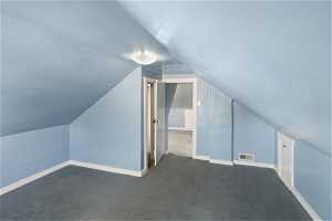 Use as an additional bedroom or bonus room. Located off of blue bedroom.