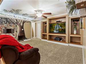 Huge game room downstairs for you to host some fun game nights or movie nights
