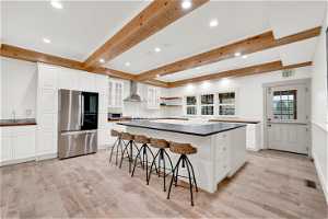 Recently redesigned kitchen with high-level finishes.