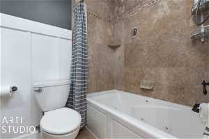 Hall Bath with jetted tub