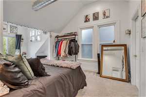 This large second floor bedroom features a private sitting area, walk-in closet and it's own ensuite bath