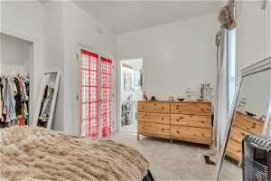 Spacious main floor bedroom with private ensuite bath