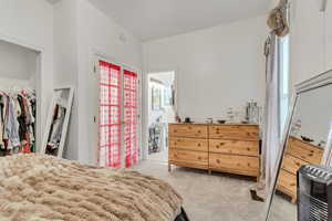 Spacious main floor bedroom with private ensuite bath