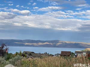 Water view featuring a mountain view