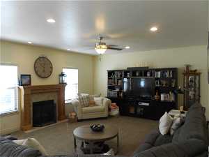 Family Room W/Fire Place