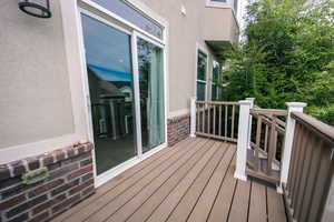 View of deck