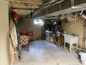 View of basement