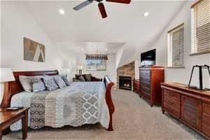 Master Bedroom with fireplace