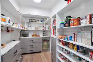 Pantry with Drink Fridge