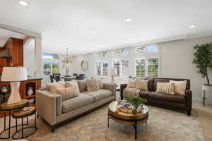 Great room featuring plenty of natural light