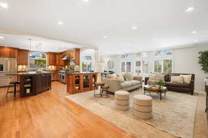 Great room featuring plenty of natural light