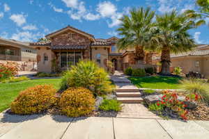 View of mediterranean / spanish-style house