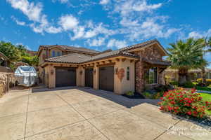 View of mediterranean / spanish-style home