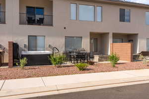 View of front of house featuring a patio