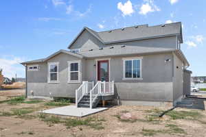 View of rear view of property