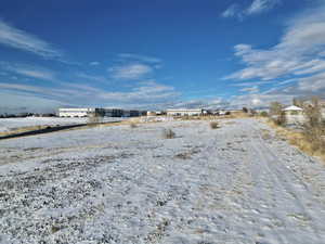 View of snowy yard