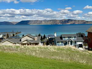 View of lake and mountain