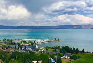 Bear Lake Marina view