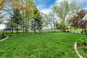 View of yard featuring a rural view