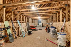 View of attic