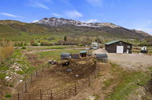 Aerial View of Cattle Corral Area