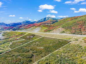 View above Lots 263 and 262 looking south at Deer Valley Resort