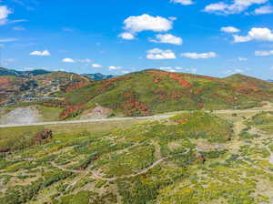 View above Lot 263, 261 and 260 looking west at Deer Crest