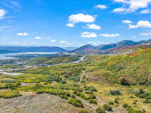 East Park Lots 261 and 260 looking south at Deer Valley, Skyridge Community, and the Jordanelle Reservoir