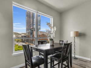 Dining area with Views!