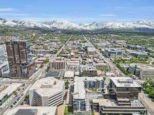 View of The Metro looking directly east towards Research Park and UofU Campus.