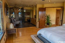 Bedroom featuring light hardwood / wood-style floors