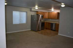 Basement Kitchenette and Family Room