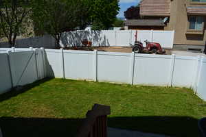 Fully Fenced Backyard